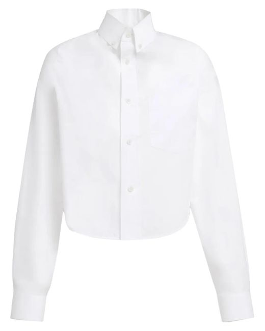 Camicia Crop di Marni in White da Uomo