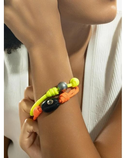 Dezso by Sara Beltran Red Onyx Sillimanite Classic Cowrie Bracelet