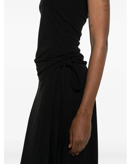 Totême  Black Fluid Jersey Skirt