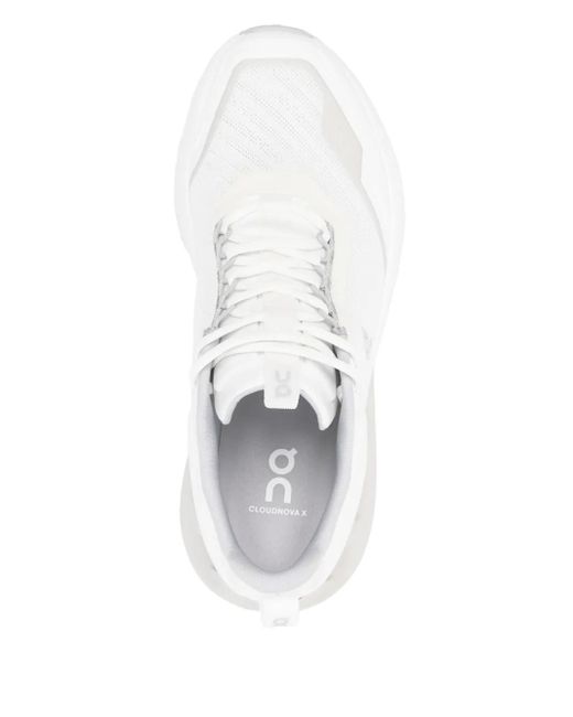 On Shoes White Cloudnova X Sneakers for men