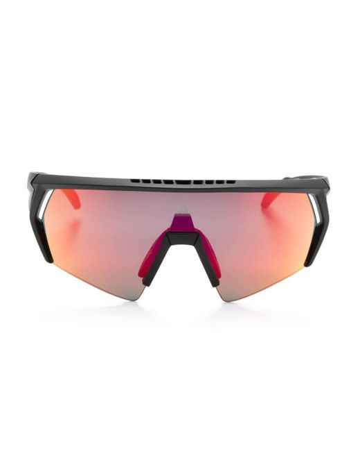 Adidas Pink Sp0063 Shield-frame Sunglasses for men
