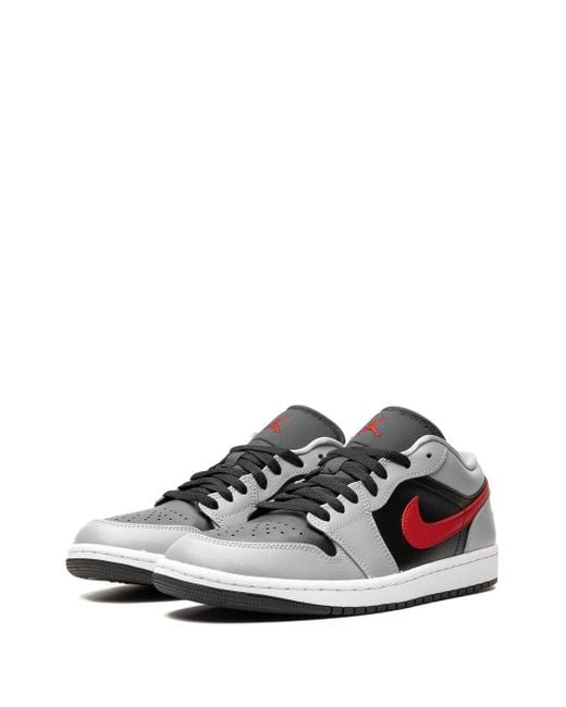 Nike White Air 1 Cement Fire Red Sneakers