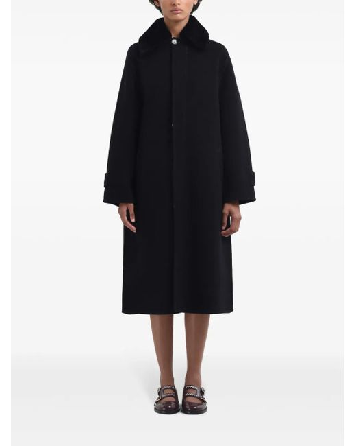 Marni Black Single-Breasted Coat