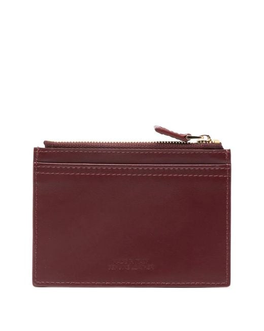 Liviana Conti Purple Zip-Fastening Card Holder