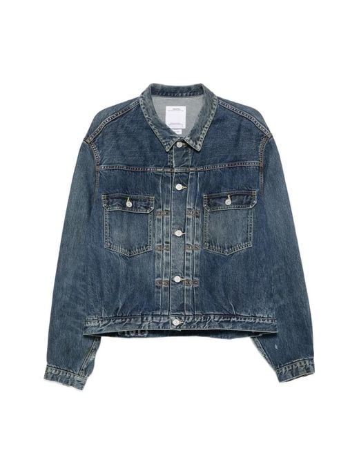 Visvim Blue 101Xx Faded Jacket for men