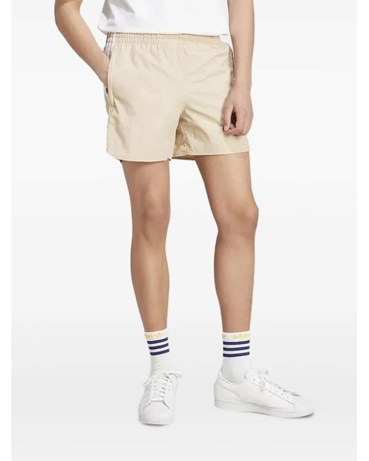Adidas Natural Three-Stripe Shorts for men