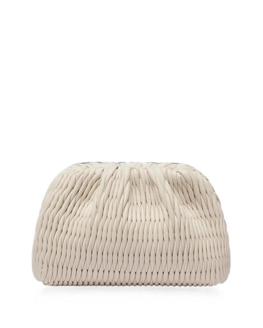 A.L.C. Natural Enzo Quilted Clutch Bag
