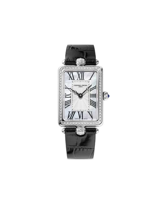 Frederique Constant White Classics Art Déco Carrée 28Mm