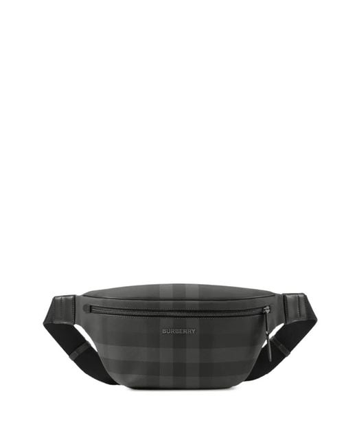 Burberry Gray Carson Belt Bag for men