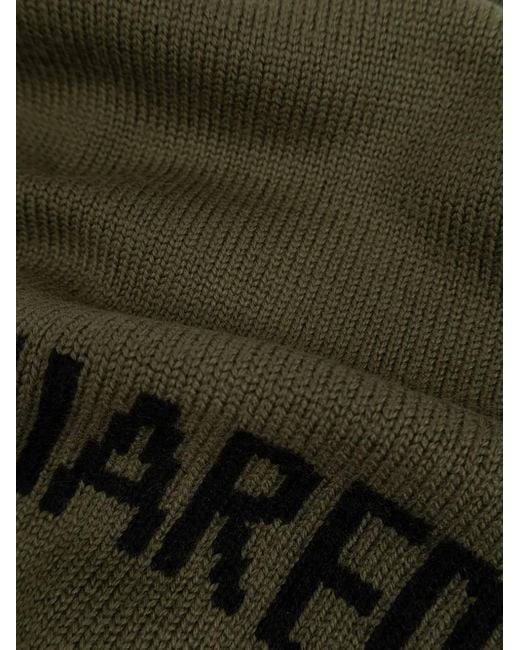 DSquared² Green Wool Scarf for men