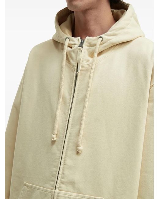 Maison Margiela Natural Embroidered Hoodie for men