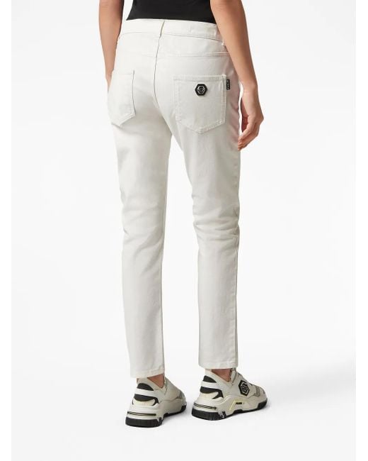 Vaqueros Rectos Philipp Plein de color White