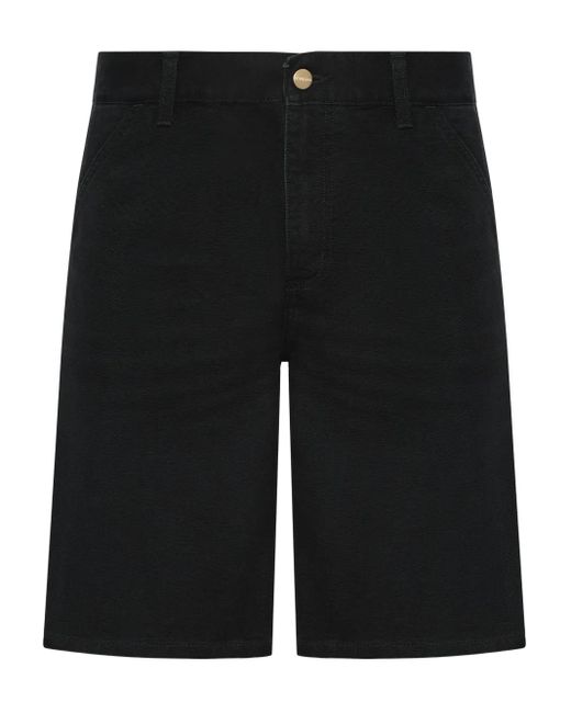 メンズ Carhartt ロゴパッチ ショートパンツ Black