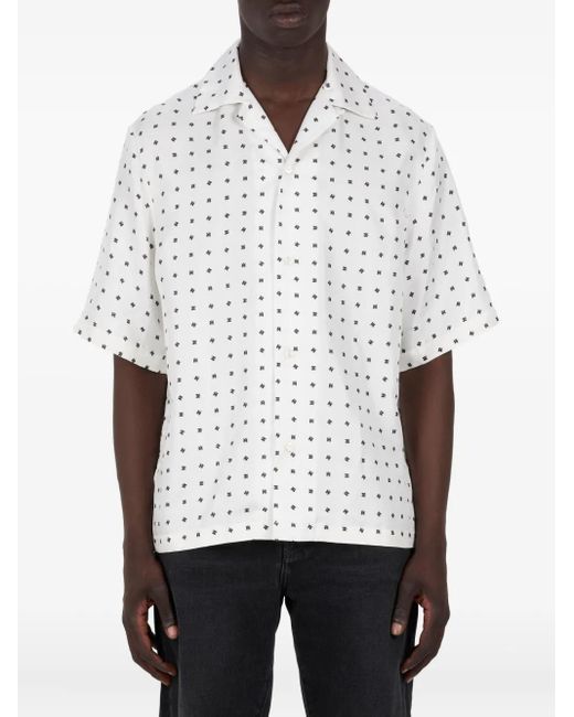Amiri White Shirt Silk for men