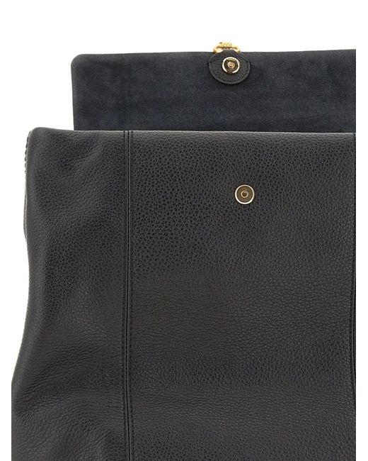 Gianni Chiarini Black Vicky Hammered Leather Backpack
