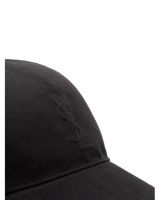 Saint Laurent Black Logo Cap for men