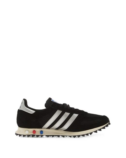 Adidas Black La Trainer Og Lace-Up Sneakers