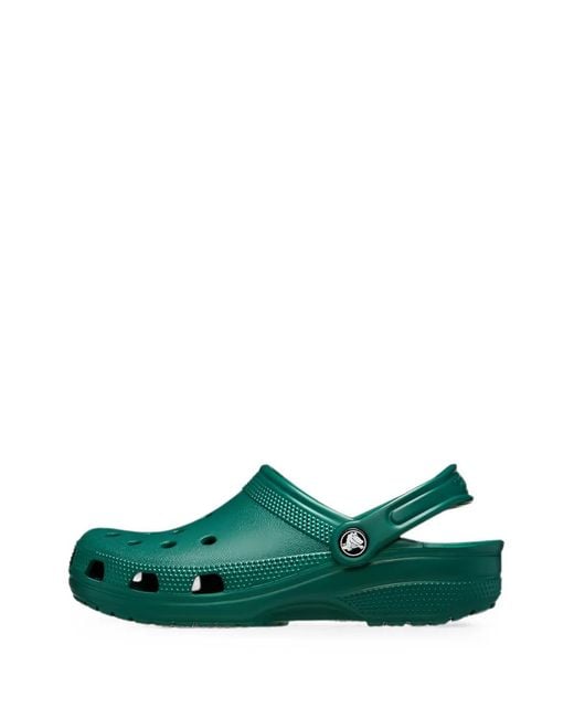 CROCSTM Green Perforated Slingback Shoes