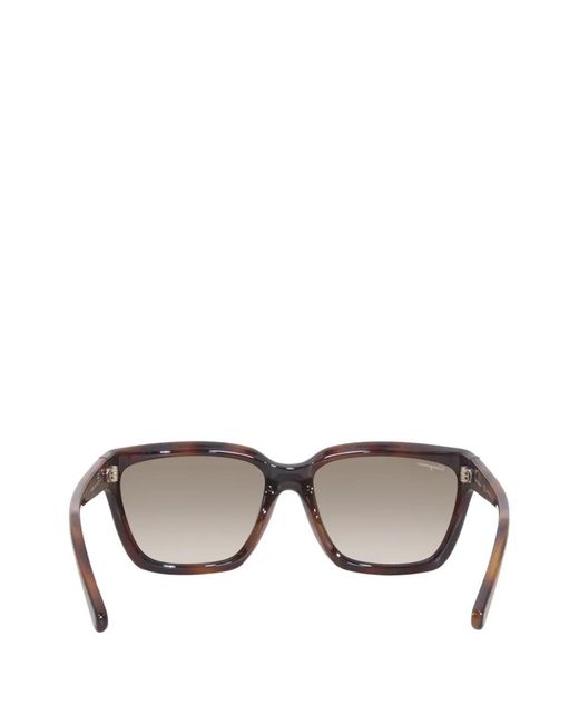 Ferragamo Gray Full Rim Square Sunglasses