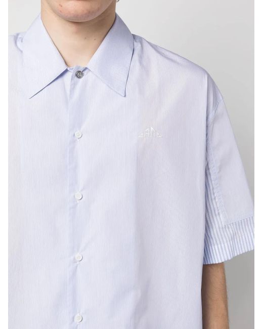 OAMC White Short-Sleeved Plain Shirt for men