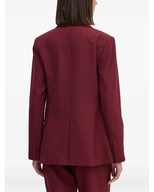 Blazer Con Botones DKNY de color Red