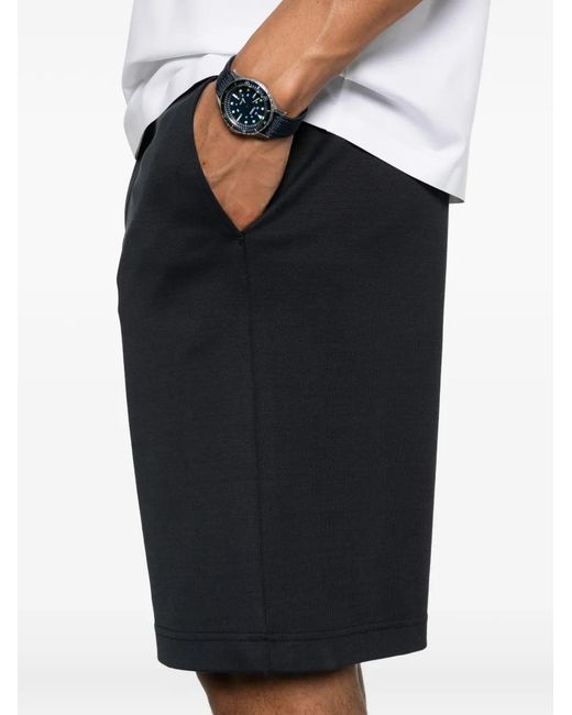 Pantalones Cortos Con Botones Herno de hombre de color Black
