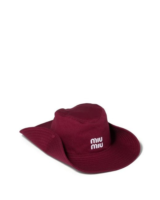Cappello di Miu Miu in Purple