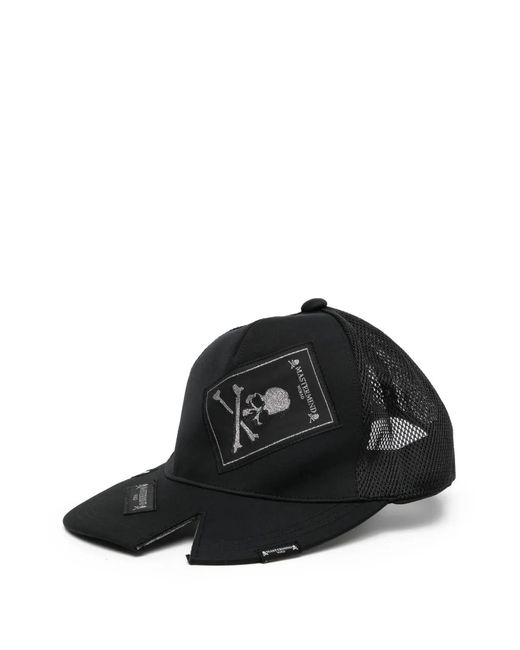 MASTERMIND WORLD Mesh-Baseballkappe Mit Logo-Patch in Black für Herren