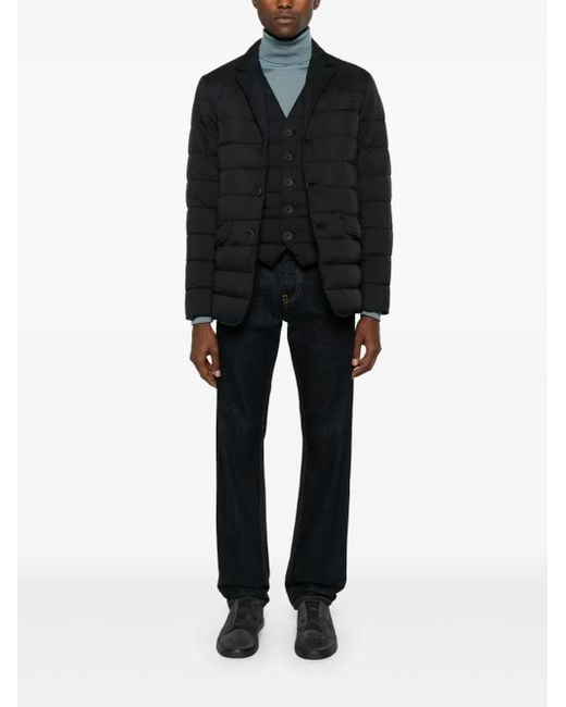 Herno Black Il Panciotto Down Vest for men