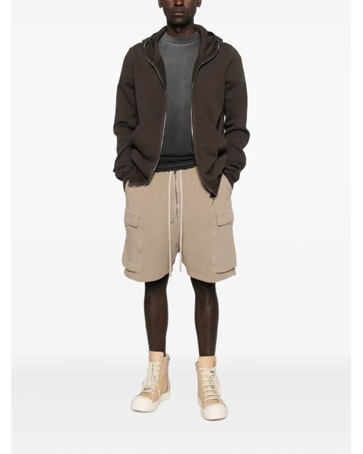 Rick Owens Natural Cargobela Cargo Shorts for men