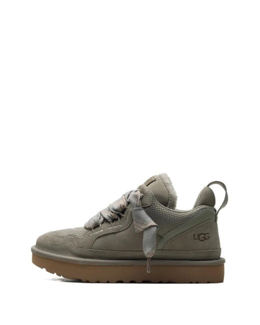 Ugg Gray Lowmel Lace-Up Sneakers