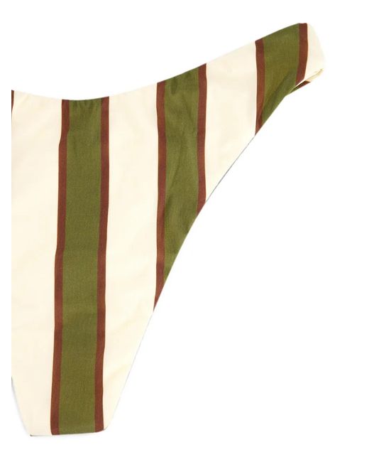 Haight Natural Asa-Delta Striped Bikini Bottoms