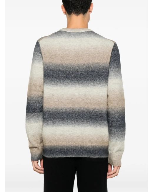Pull Rayé À Effet Dégradé Samsøe & Samsøe pour homme en coloris Gray