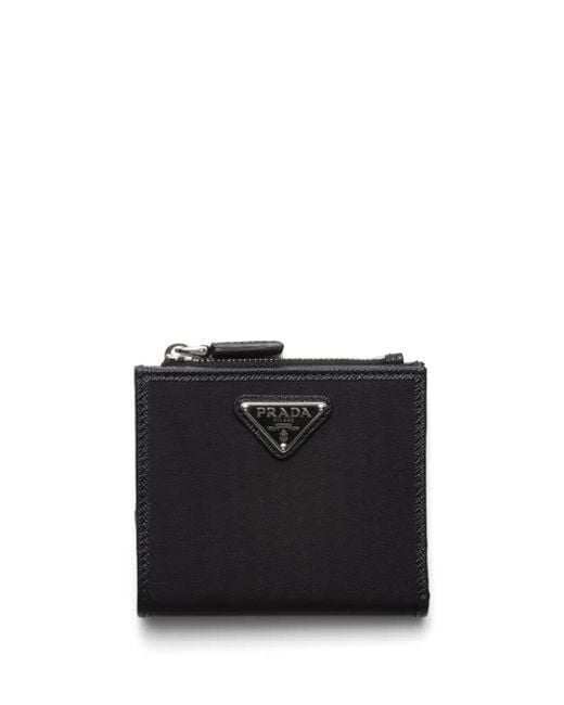 Prada Portemonnaie Mit Logo in Black für Herren