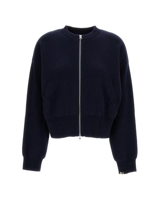 Extreme Cashmere Blue Xtra Fun Full-Zip Sweater