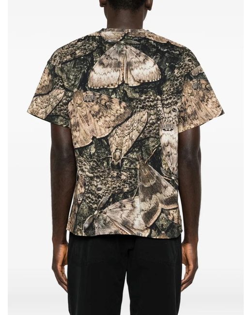 Roa Gray T-Shirt Senter Imprimé for men