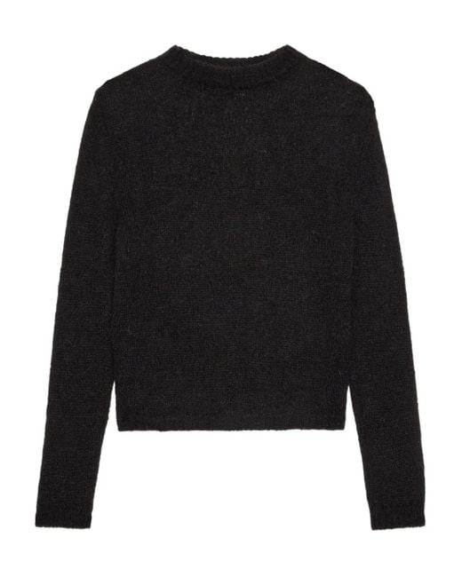 MSGM Blue Round-Neck Sweater