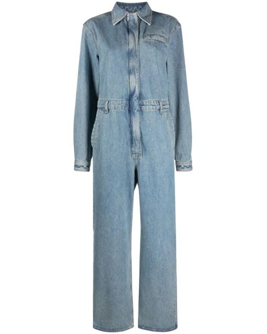 Loulou de Saison Blue Panay Denim Jumpsuit