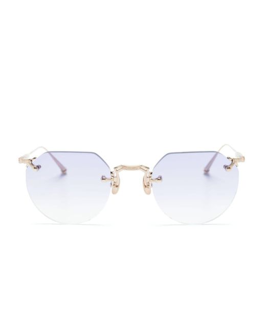 Matsuda White M5003 Geometric -frame Sunglasses