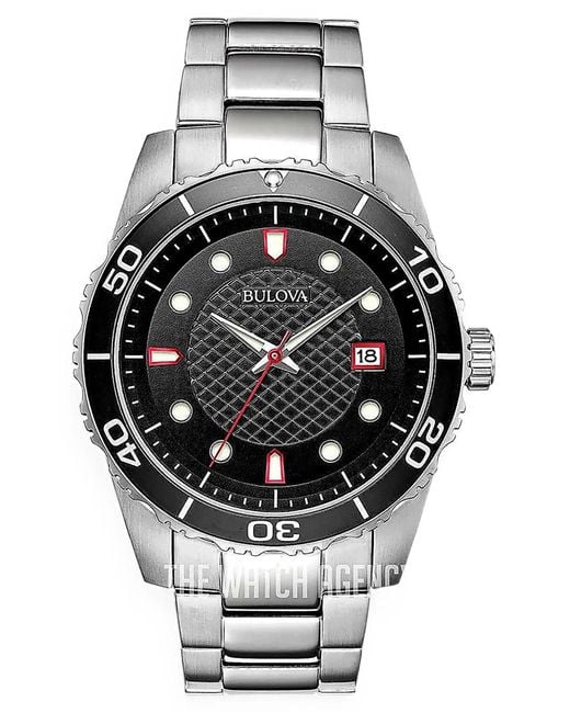 Bulova Gray Versatile 44Mm Watch for men