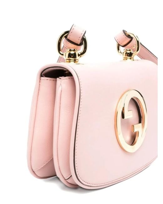 Gucci Pink Signature Interlocking G Crossbody Bag