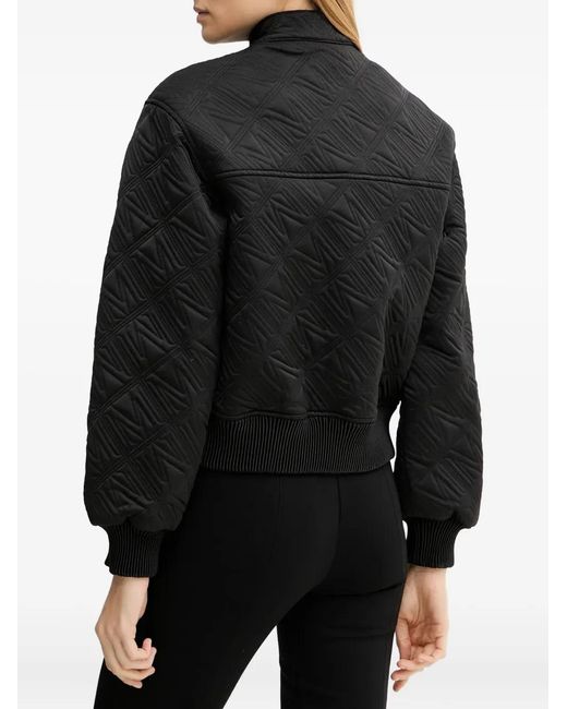 MARCIANO BY GUESS Black Quilted Zip Jacket