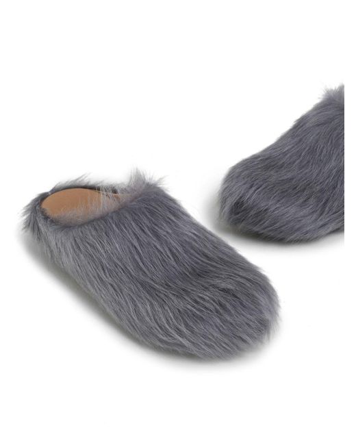Slippers Fussbet Sabot di Marni in Gray