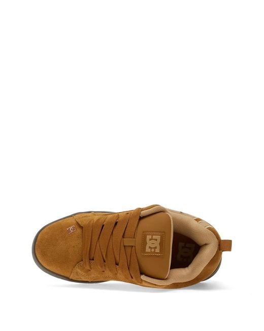 DC Shoes Brown Court Graffik Se Sneakers for men