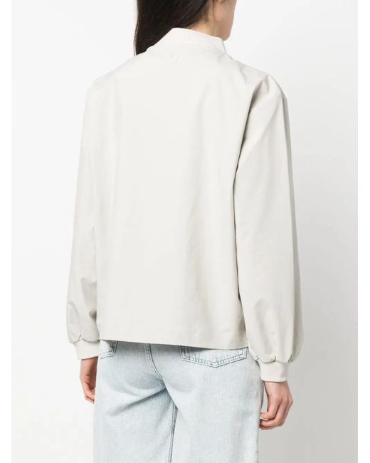 Save The Duck Natural Logo-Print Bomber Jacket