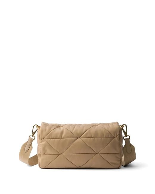 Borsa A Spalla di Prada in Natural