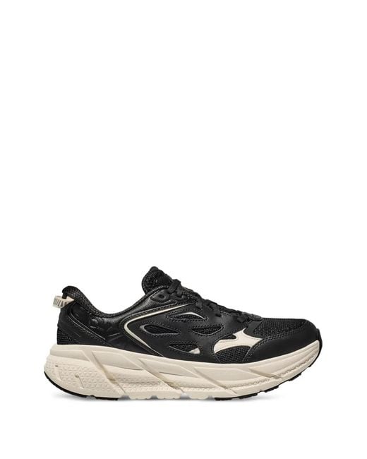 Hoka One One Black Clifton L Panelled Sneakers for men