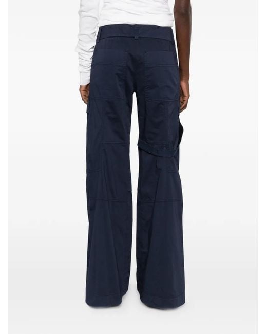 Seafarer Blue Strap Zip Trousers