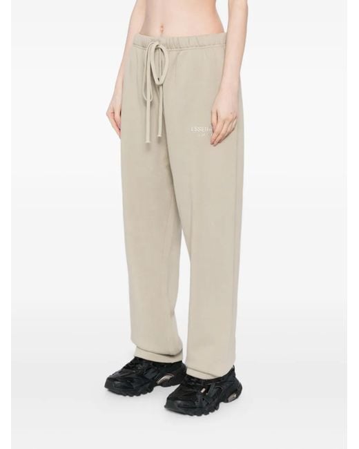 Fear Of God Natural Logo-Embossed Trousers