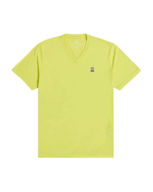 Psycho Bunny Yellow Norbury T-Shirt for men